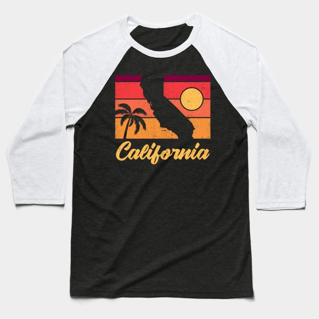 California Vintage Baseball T-Shirt by Sachpica